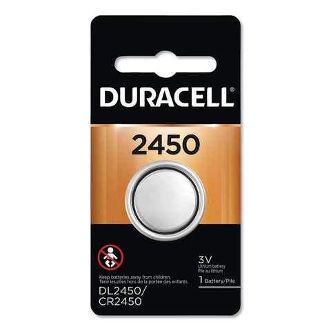 Duracell 2450 Lithium Coin Battery, 3 Volt -- 36 per case