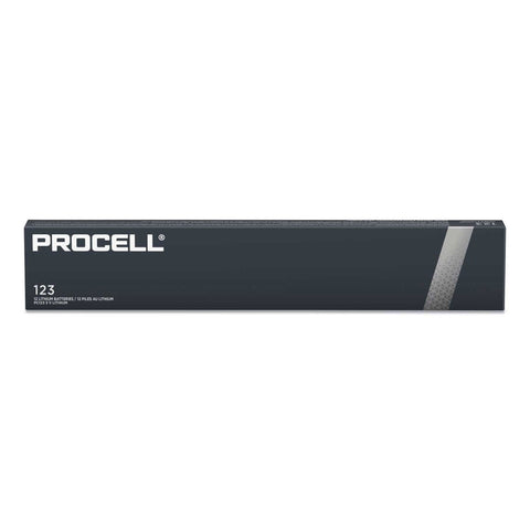 Duracell Procell CR 123 Lithium Battery for Camera, 3 Volt - 12 per box -- 1 box per case