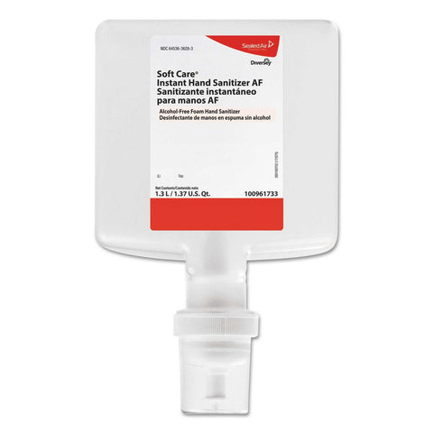 Diversey Soft Care Fresh Scent Instant Hand Sanitizer AF, 1300 Milliliter Cartridge -- 6 per case