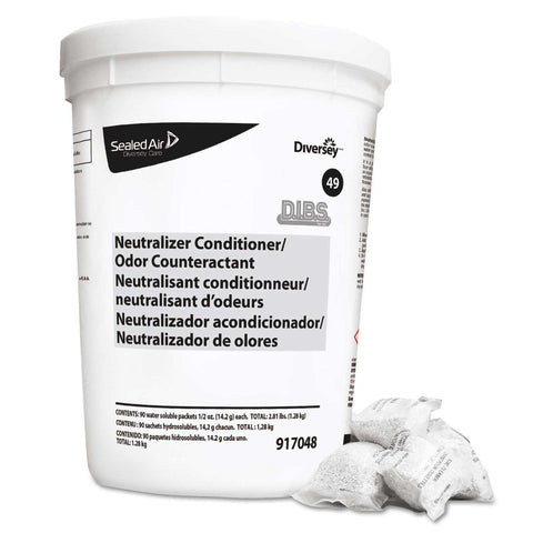 Diversey Neutralizer Conditioner/Odor Counteractant Powder, 1/2 Ounce Packet - 90 per pack -- 2 packs per case