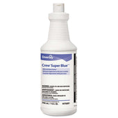 Diversey Crew Super Blue Citrus Scent Mild Acid Bowl Cleaner, 32 Ounce Squeeze Bottle -- 12 per case