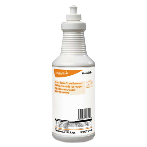 Diversey Red Juice Stain Remover, 32 Ounce Bottle -- 6 per case
