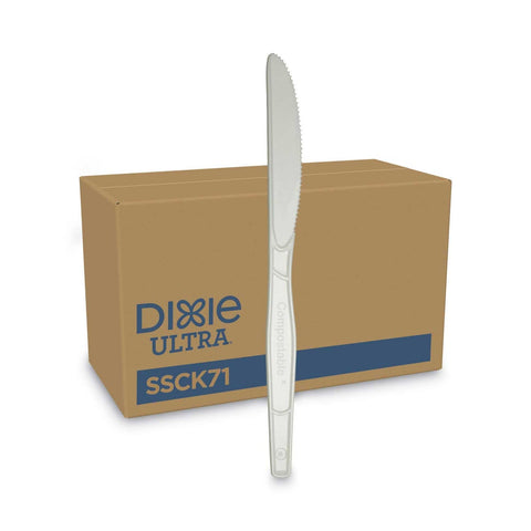 Dixie Natural Smartstock Plastic Knife - 40 per pack -- 24 packs per case