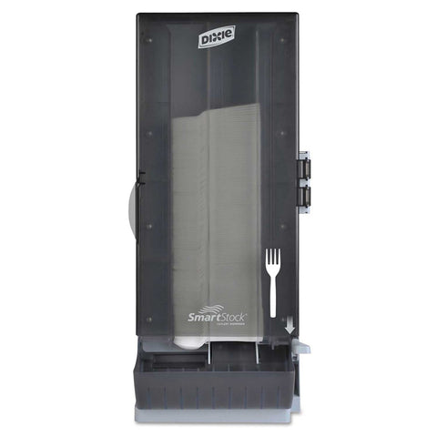 Dixie Smartstock Series B Smoke Classic Fork Dispenser, 10 x 8.78 x 24.75 inch