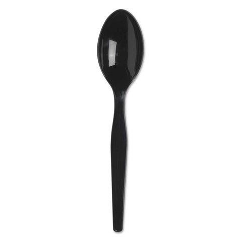 Dixie Smartstock Series B Heavy Weight Polypropylene Black Spoon Refill, 6 inch - 40 per pack -- 24 packs per case