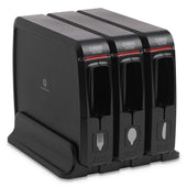 Dixie Ultra Smartstock Series W Black Wrapped Cutlery Dispenser, 12.44 x 11.17 x 10 1/2 inch