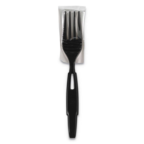 Dixie Smartstock Series W Heavy Weight Polypropylene Black Wrapped Fork Refill -- 960 per case