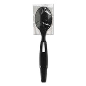 Dixie Smartstock Series W Heavy Weight Polypropylene Black Wrapped Teaspoon Refill -- 960 per case