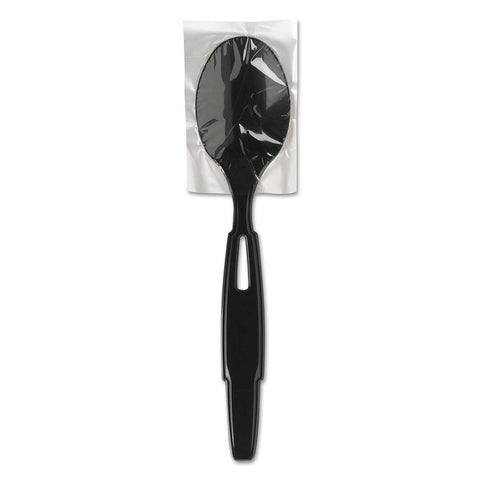 Dixie Smartstock Series W Heavy Weight Polypropylene Black Wrapped Teaspoon Refill -- 960 per case