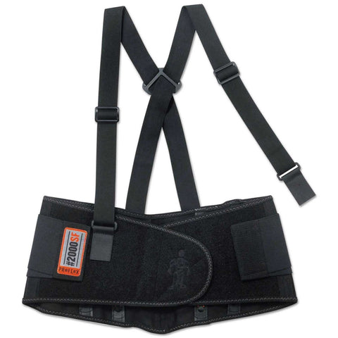 Ergodyne ProFlex 2000SF Black 2x-Large High-Performance Spandex Back Support Brace