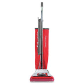 Sanitaire Chrome/Red Tradition Bagged Upright Vacuum, 17.5 Pound