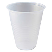 Fabri Kal Polystyrene Clear RK Ribbed Cold Drink Cup, 7 Ounce -- 2500 per case