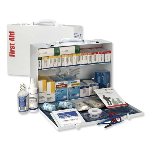 First Aid Only Ansi 2015 Class B Plus Type I and II Industrial First Aid Kit for 75 People -- 1 kit