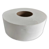 Gen White 2 Ply JRT JR Jumbo Junior Bath Tissue, 3.1 inch x 1000 Feet -- 12 per case
