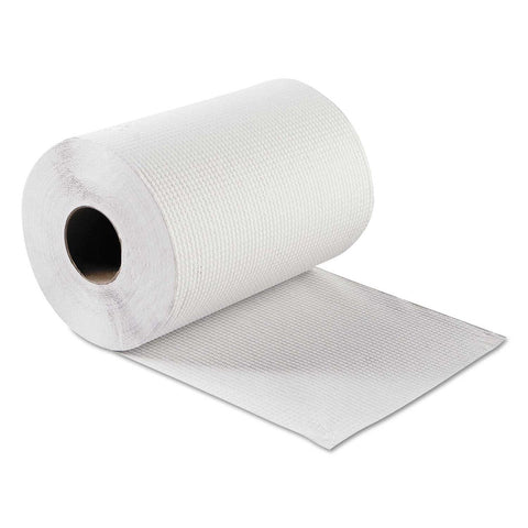 Gen White Hardwound Roll Towel, 8 inch x 300 Feet -- 12 rolls per case