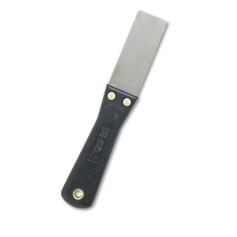 Great Neck Black Plastic Putty Knife, 1 1/4 inch Blade Width
