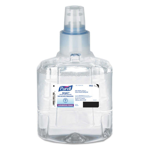 Purell SF607 Fragrance Free Instant Hand Sanitizer Foam Refill, 1200 Milliliter -- 2 per case