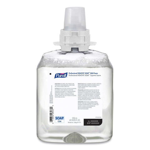 Purell Professional Fragrance-Free Healthy Mild Foam Soap Refill, 1250 Milliliter Capacity -- 4 per case