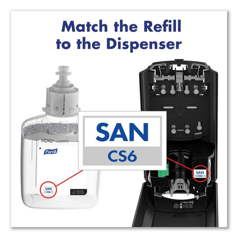 Purell Graphite CS6 Hand Sanitizer Dispenser, 1200 Milliliter