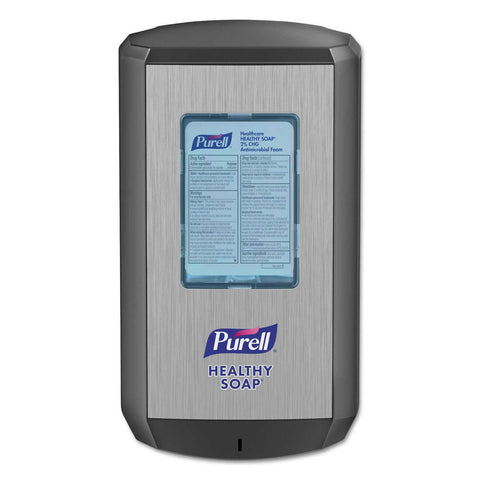 Purell Plastic Graphite CS6 Soap Touch-Free Dispenser, 1200 Milliliter Capacity