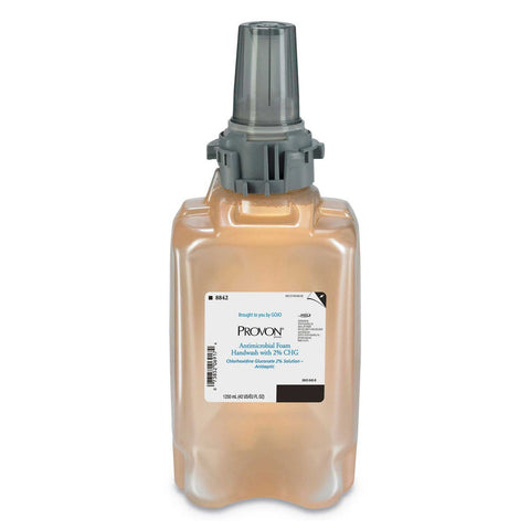 Provon Fragrance-Free Antimicrobial Foam Handwash , 1,250 Milliliter -- 3 per case