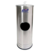 Purell Stainless Steel Dispenser Stand for Sanitizing Wipe, 10.25 x 10.25 x 14.5 inch