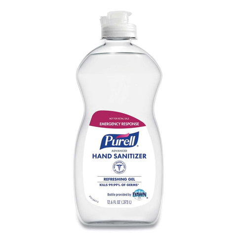 Purell Advanced Clean Scent Hand Sanitizer Gel, 12.6 Ounce Squeeze Bottle -- 12 per case
