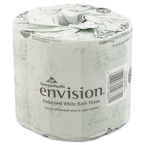 Georgia Pacific Professional White 2 Ply Septic Safe Bathroom Tissue - 550 sheets per roll -- 80 rolls per case