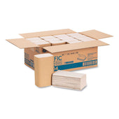 Georgia Pacific Professional Pacific Blue Basic Brown S Fold Paper Towel, 10 1/4 x 9 1/4 inch - 250 per pack -- 16 packs per case