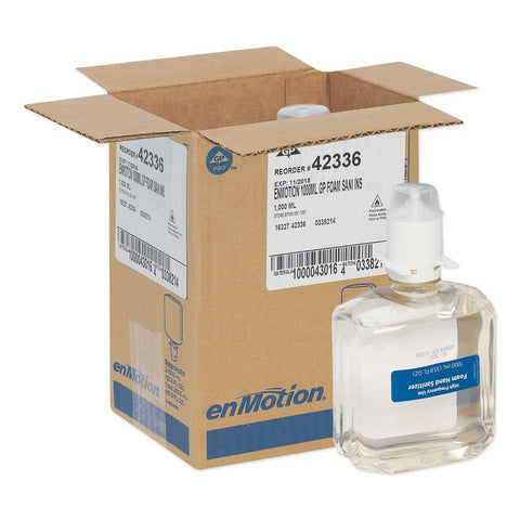 Georgia Pacific Professional enMotion Gen2 Unscented Foam Hand Sanitizer Dispenser Refill, 1000 Milliliter -- 2 per case
