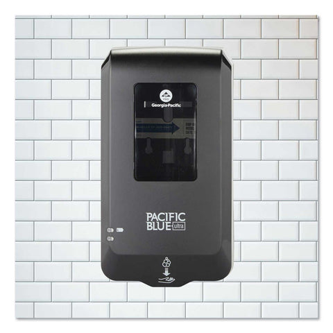 Georgia Pacific Professional Black Pacific Blue Ultra Automated Touchless Soap Sanitizer Dispenser, 1000 Milliliter