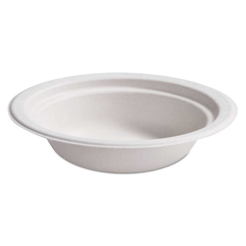 Chinet Molded Fiber Beige Paper Pro Round Bowl, 12 Ounce - 125 per bag -- 8 bags per case
