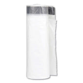 Inteplast Group Plastic Natural Draw-Tuff Institutional Draw-Tape Can Liner, 23 Gallon -- 150 per case