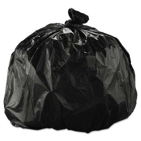 Inteplast Black 22 Microns High Density Interleaved Commercial Can Liner, 33 x 40 inch -- 250 per case