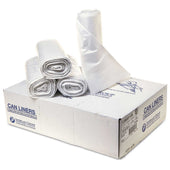 Inteplast Group Formosa Resins Clear High-Density Interleaved Commercial Can Liner, 55 Gallon -- 200 per case