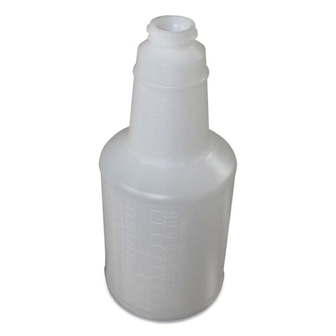 Impact Clear Plastic Bottles with Graduations, 24 Ounce -- 24 per case