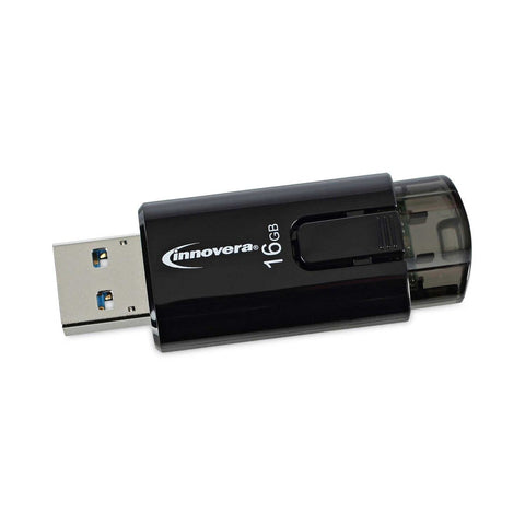 Innovera USB 3.0 Flash Drive, 16 GB Capacity - 3 per pack -- 1 pack