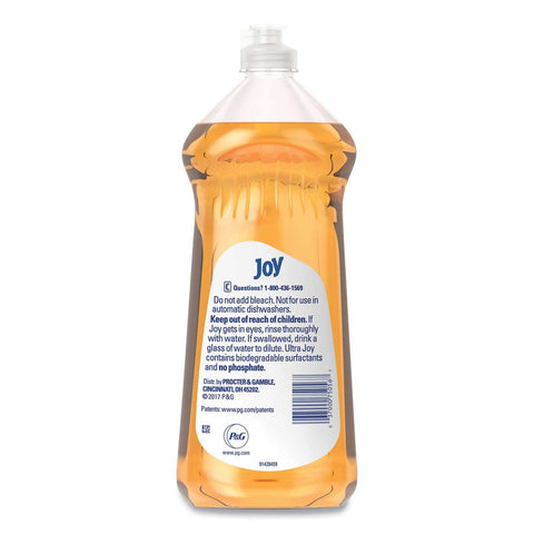 Joy Ultra Orange Dishwashing Liquid, 30 Ounce Bottle -- 10 per case