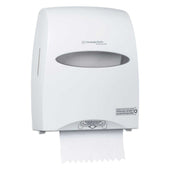 Kimberly-Clark Professional Plastic White Sanitouch Hard Roll Towel Dispenser, 12 63/100 x 10 1/5 x 16 13/100 inch