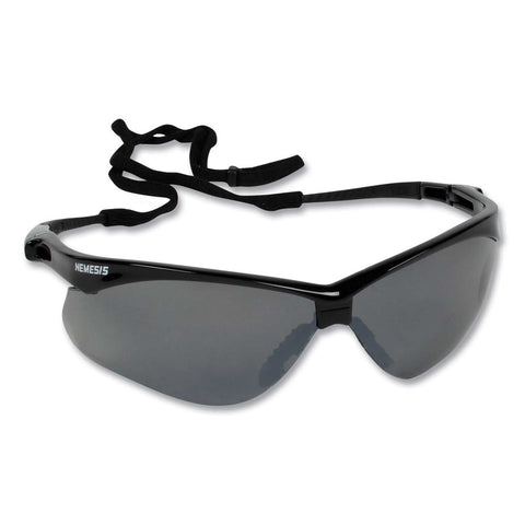 KleenGuard Black Frame Smoke Mirror Lens Nemesis Safety Glass -- 12 per case