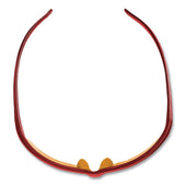 KleenGuard Red Frames Amber/yellow Lens Equalizer Safety Glass -- 12 per case