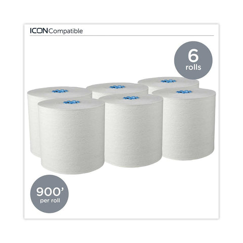 Scott White Green Harvest Pro Plus Hard Roll Paper Towel, 8 inch x 700 Feet -- 6 rolls per case