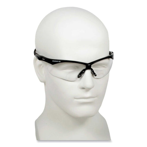 KleenGuard Black Frame Clear Lens Plus 3.0 Diopter Strength V60 Nemesis RX Reader Safety Glass -- 12 per case