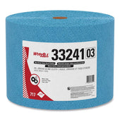 WypAll Polypropylene Blue Oil Grease and Ink Cloth, 9 3/5 X 13 2/5 inch - 717 per roll -- 1 roll per case