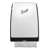 Scott Plastic White Control Slimfold Towel Dispenser, 9.88 x 2.88 x 13.75 inch