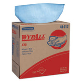 WypAll X70 Hydroknit Unscented Blue Dry Wipes, 9 1/10 x 16 4/5 inch - 100 per box -- 10 boxes per case