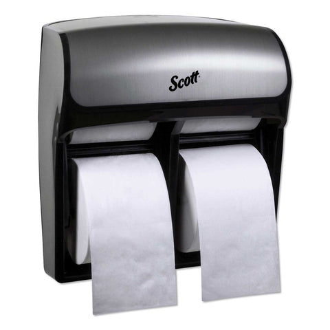 Scott Plastic Faux Stainless Pro High Capacity Coreless SRB Tissue Dispenser, 11 1/4 x 6 5/16 x 12 3/4 inch