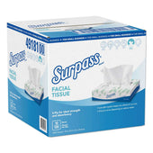 Surpass White 2 Ply Facial Tissue - 125 per box -- 10 boxes per case