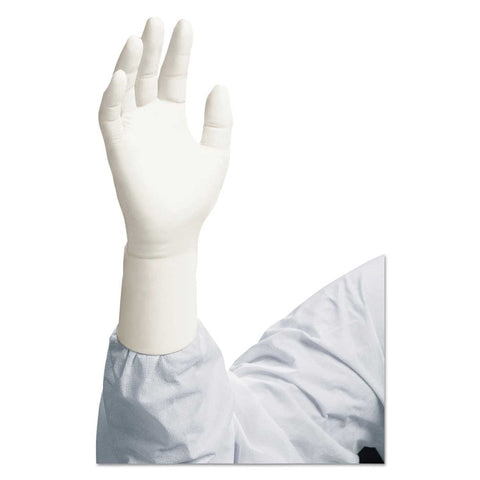 Kimtech G3 Nxt Nitrile White Large Powder Free Disposable Gloves, 305 mm Length - 100 per pack -- 10 packs per case