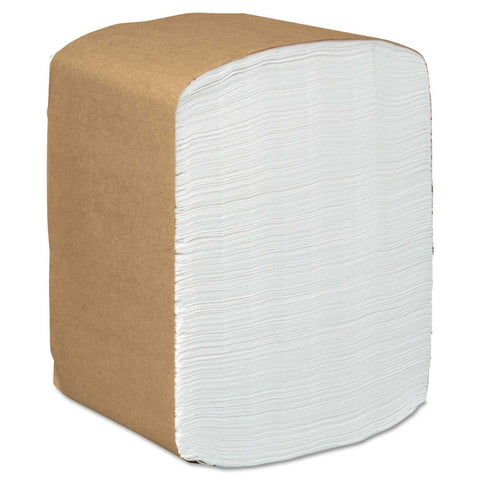 Scott Paper White 1 Ply Full Fold Dispenser Napkin, 12 x 17 inch - 250 per pack -- 24 packs per case